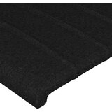  Uzglavlje s ušima crno 93x16x118/128 cm od tkanine | shoptok.hr