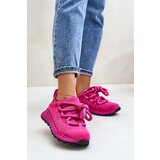 ARTIKER Boto Suede Women Sneakers With Thick Laces Fuchsia | Shoptok.si