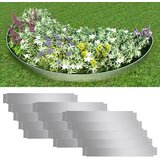 vidaXL Set od 15 fleksibilnih ograda za travnjak pocinčani čelik 100 x 14 cm Cijene