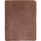 TOSN Moška denarnica Leonardo Verrelli Bob rjava