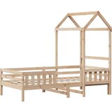 vidaXL Okvir kreveta s krovom 90 x 190 cm od masivne borovine | shoptok.hr