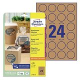 Zweckform Etikete l7105 fi 60 rjava | Shoptok.si