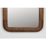 White Label Stensko ogledalo z lesenim okvirjem 26x120 cm Nyko – | Shoptok.si
