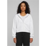Urban Classics Women's Cozy Short Zip Sweatshirt White Cijene