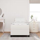 vidaXL Okvir za posteljo Krem 90x190 cm iz kordurovskega blaga, (22049700) | Shoptok.si