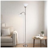  brilagi - podna lampa ariana 1xE27/100W/230V + 1xE14/25W mat hrom | Eponuda.com