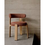 Kave Home Blagovaonska stolica od čvrste jeseni u prirodnoj boji/boja terakote Granite – | shoptok.hr
