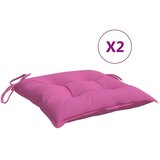  Jastuci za stolice 4 kom ružičasti 50 x 50 x 7 cm od tkanine | shoptok.hr