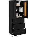  Highboard Crni hrast 69,5 x 34 x 180 cm Konstruirano drvo | shoptok.hr
