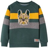 vidaXL Dječja topla majica tamnozelena 128 | shoptok.hr