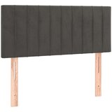  Krevet box spring s madracem LED tamnosivi 80 x 200 cm baršun | shoptok.hr