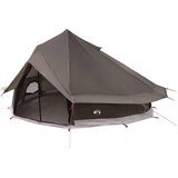 Tipi šator Smeđa siva 700 x 700 x 395 cm Poliester i čelik | Eponuda.com