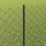  Ograda od lančanih veza s postom 25 x 1,4 m (Š x V) | shoptok.hr