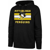 47 Brand Men's Sweatshirt NHL Pittsburgh Penguins BURNSIDE Pullover Hood cene