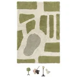 Zeleni/krem pamučan dječji tepih za igru 90x130 cm Hyde Park –