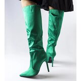 Gemre Green stiletto boots Marlengo | Shoptok.si