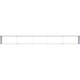  Vrtna visoka greda 485 x 50 x 68 cm Cinkana jeklena, (5000287820) | Shoptok.si