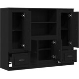  Highboard Crni hrast 132 x 35.5 x 103.5 cm Konstruirano drvo | Eponuda.com