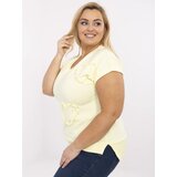 RELEVANCE Blouse-RV-BZ-A542.12P-light yellow | Shoptok.si