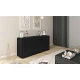 MID.YOU Komoda Berlin, Črna Mat | Shoptok.si