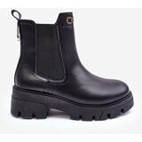 Boto Women's Leather Ankle Boots with Decorative Black Lobb | Shoptok.si