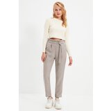 Trendyol Gray Lacing Detail Trousers | shoptok.hr