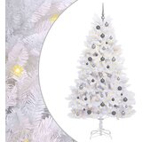  Umjetno božićno drvce Bijelo 106 x 106 x 210 cm PVC i metal | shoptok.hr