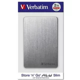 Verbatim zunanji HDD disk StorenGo ALU Slim 2TB USB 3.0 2,5 053665
