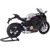  Metalni motor za igro z zvočnimi in svetlobnimi efekti V4 1:12 - črn | Shoptok.si