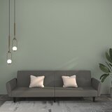 vidaXL Kavč dvosed z ležiščem temno siv žamet | Shoptok.si