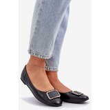 Boto PS1 Eco leather ballet flats with decoration black Tulnelia | Eponuda.ba
