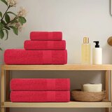 vidaXL Ručnici za saunu 2 kom crveni 80x200 cm 360 gsm 100 % pamuk | shoptok.hr
