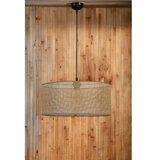 Opviq Örgülü rattan abajurlu tekli Sarkıt avize goldblackbeige chandelier | Eponuda.com