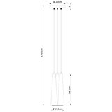  Visilica SULA 3P prirodno drvo | shoptok.hr