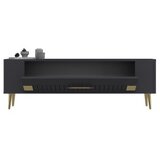 Hanah home tv polica Retrolp4 anthracite gold