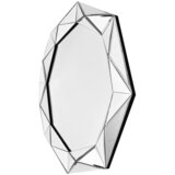 Kayoom STENSKO OGLEDALO, 80/80/5 cm kovina, steklo, leseni material Slike