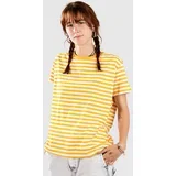 Regular Striped T-shirt white / magicmango