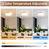  Brilagi - LED prigušiva svetiljka GLASS POOL DOUBLE LED/60W/230V 50 cm zlatna + daljinski upravljač | Eponuda.com