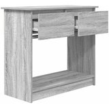  Konzolni stol s ladicama sivi Sonoma 85,5x38,5x74,5 cm | Eponuda.ba