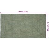  Tepisi za područja Maslinastozelena 80 x 150 cm Juta | shoptok.hr