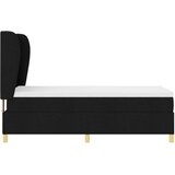  Okvir za krevet s madracem Crna Tkanina 90 x 190 cm Posteljina | shoptok.hr