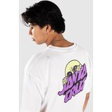 Santa Cruz Knibbs Alien Stacked Strip T-shirt white Cene