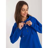 Fashion Hunters Cobalt blue women's hoodie cene