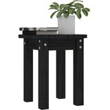  Stolić za kavu crni Ø 35x35 cm od masivne borovine | shoptok.hr