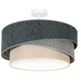  Duolla - plafonski luster KOBO ECO REC. 1xE27/15W/230V prečnik 45 cm zelena/siva/krem | Eponuda.com