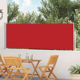  Uvlačiva bočna tenda za terasu 100 x 500 cm crvena | shoptok.hr