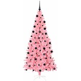  Božićno drvce s 300 LED svjetlima Ružičasta 210 cm PVC | Eponuda.com