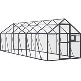  Kavez za ptice antracit 1,79x6x1,85 m aluminijski | Eponuda.com