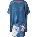Swing Obleka bež / modra / svetlo lila | Shoptok.si