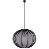 Candellux Lighting Crna viseća svjetiljka s tekstilnim sjenilom ø 52 cm Mellow – | shoptok.hr